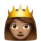 Princess - Medium emoji on Apple